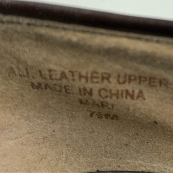 Karen Scott flats 7.5 Mari brown leather loafers - Picture 10 of 11